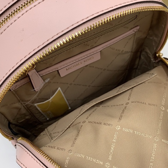 MICHAEL KORS JAYCEE MEDIUM BACKPACK BROWN / PINK SIGNATURE COLOR - Picture 14 of 16